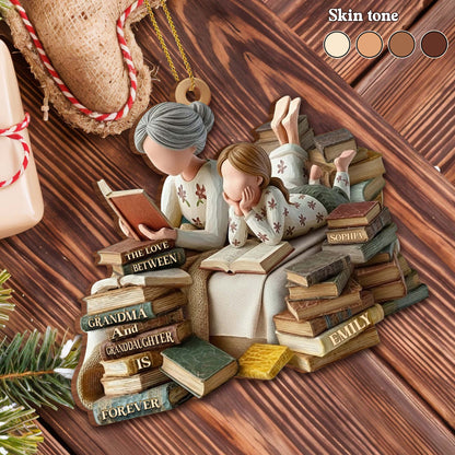 The Love Between Grandma And Granddaughter, Books And Figurines