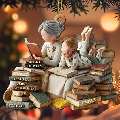 The Love Between Grandma And Granddaughter, Books And Figurines