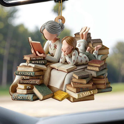 The Love Between Grandma And Granddaughter, Books And Figurines