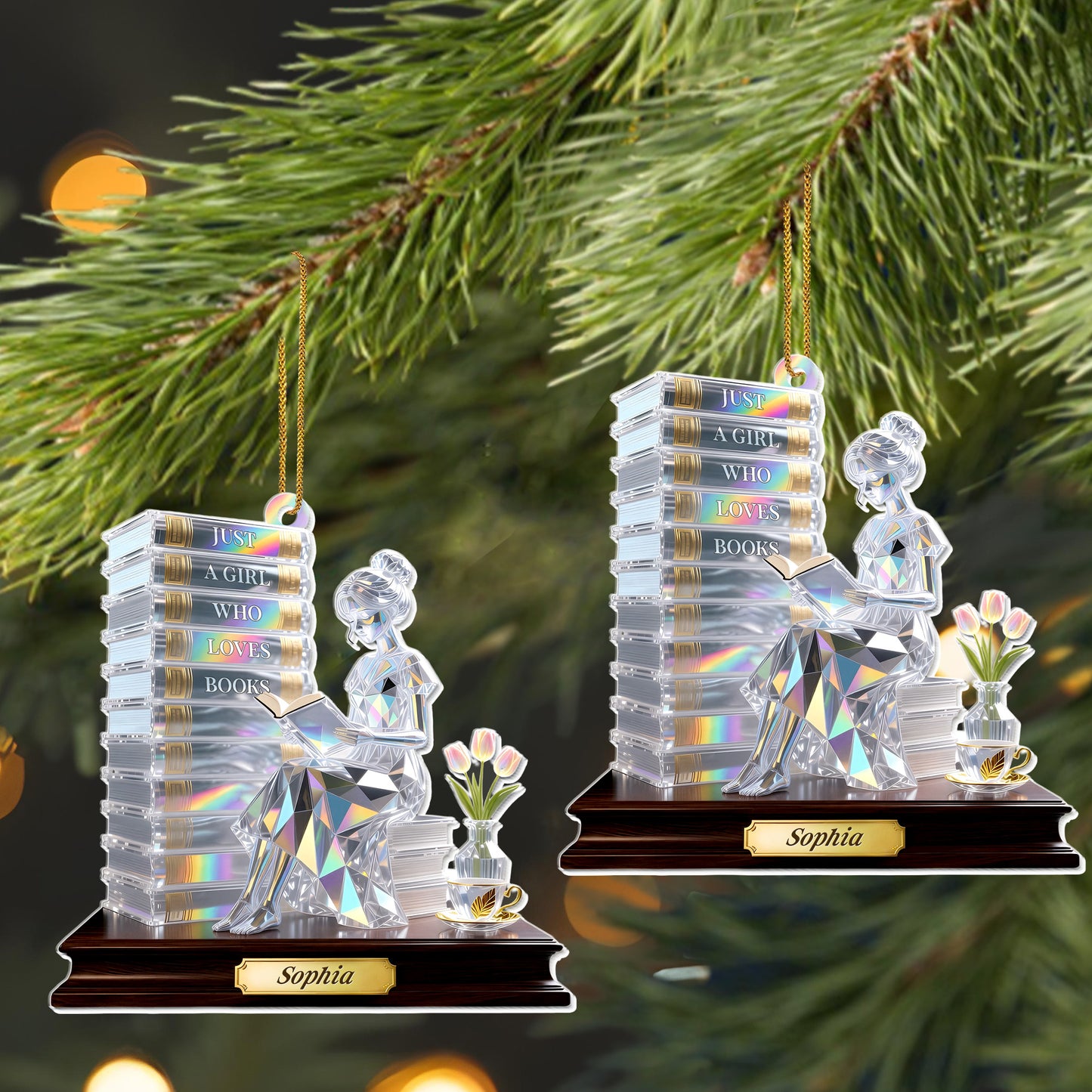 Just A Girl Who Loves Books, Reading Enthusiast Decor