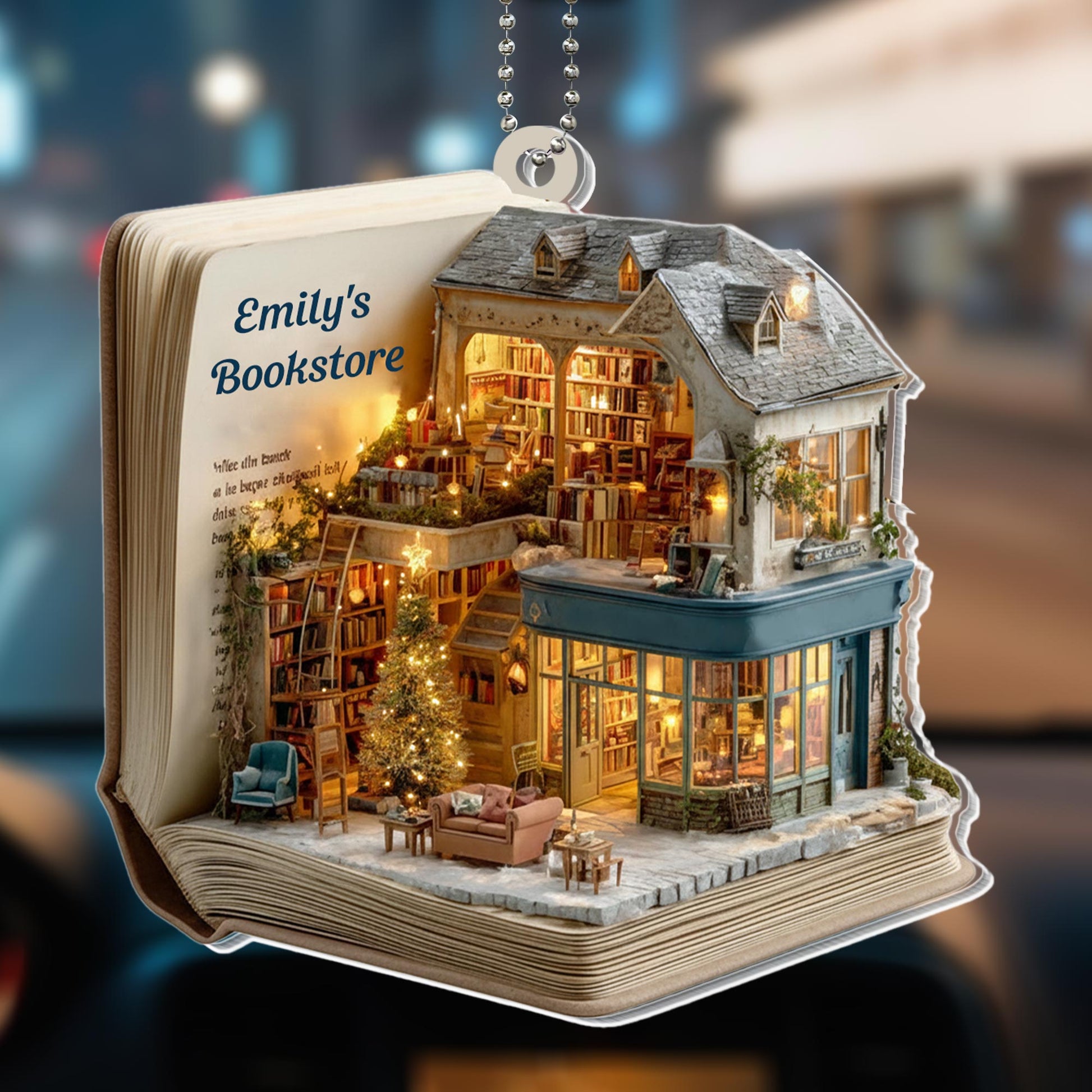 Write Our Own Stories, Bookstore House Ornament