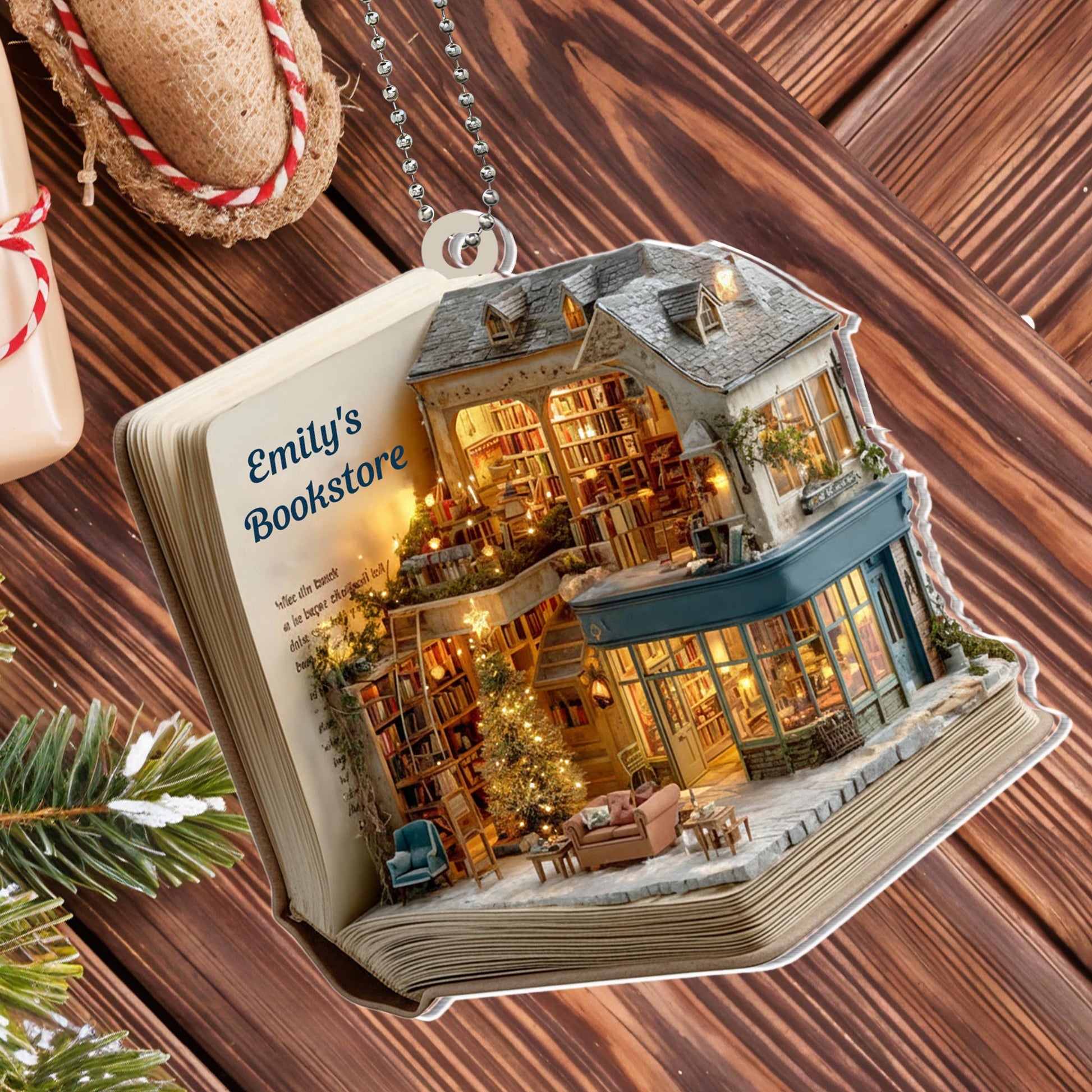 Write Our Own Stories, Bookstore House Ornament