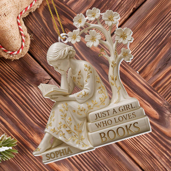 Just A Girl Who Loves Books And Flowers