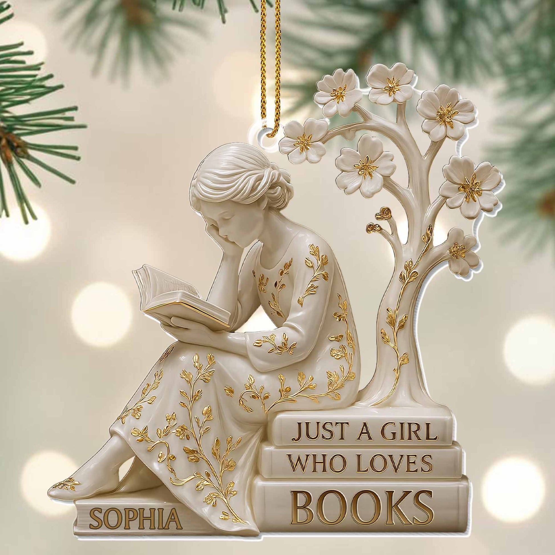 Just A Girl Who Loves Books And Flowers