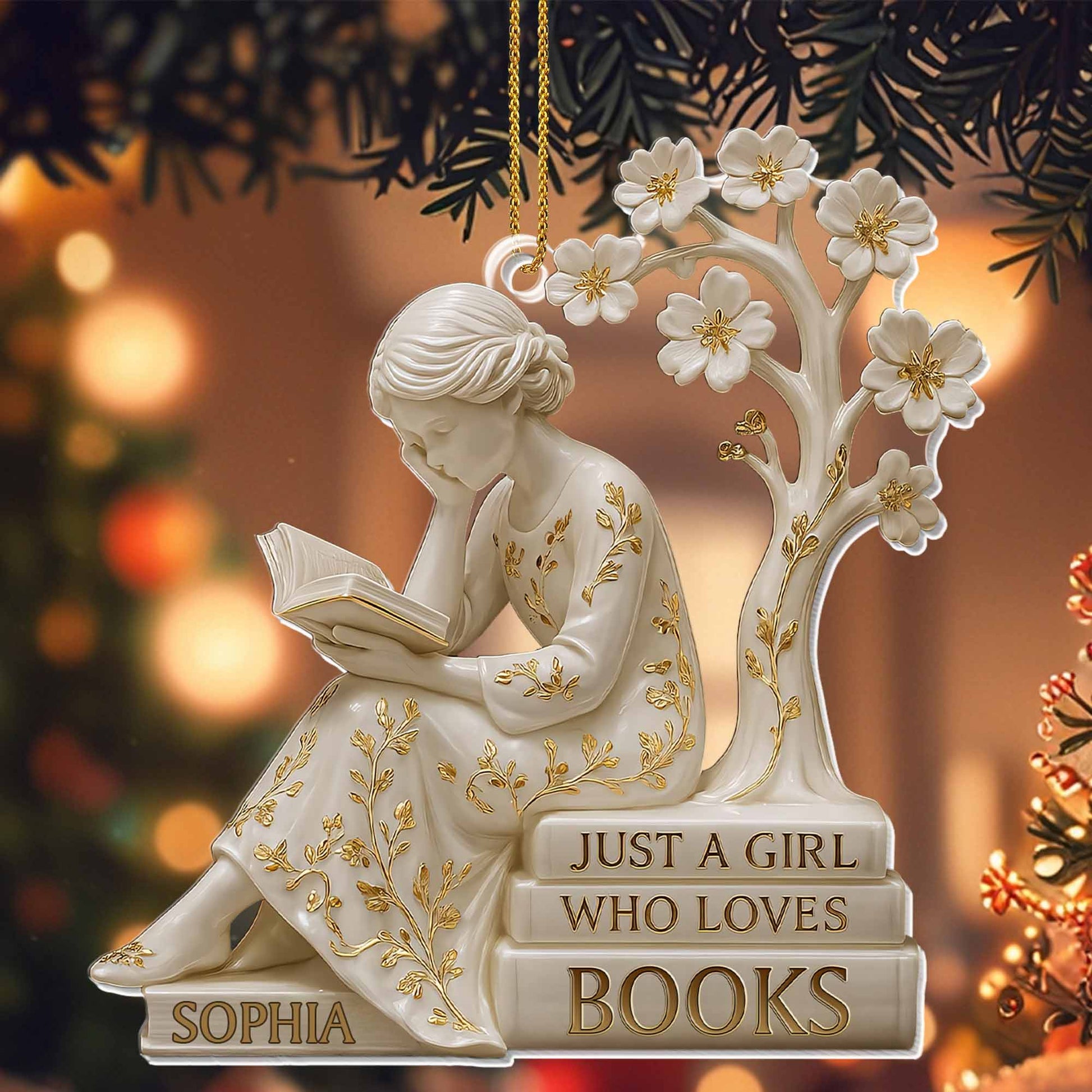 Just A Girl Who Loves Books And Flowers