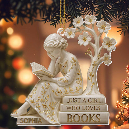 Just A Girl Who Loves Books And Flowers