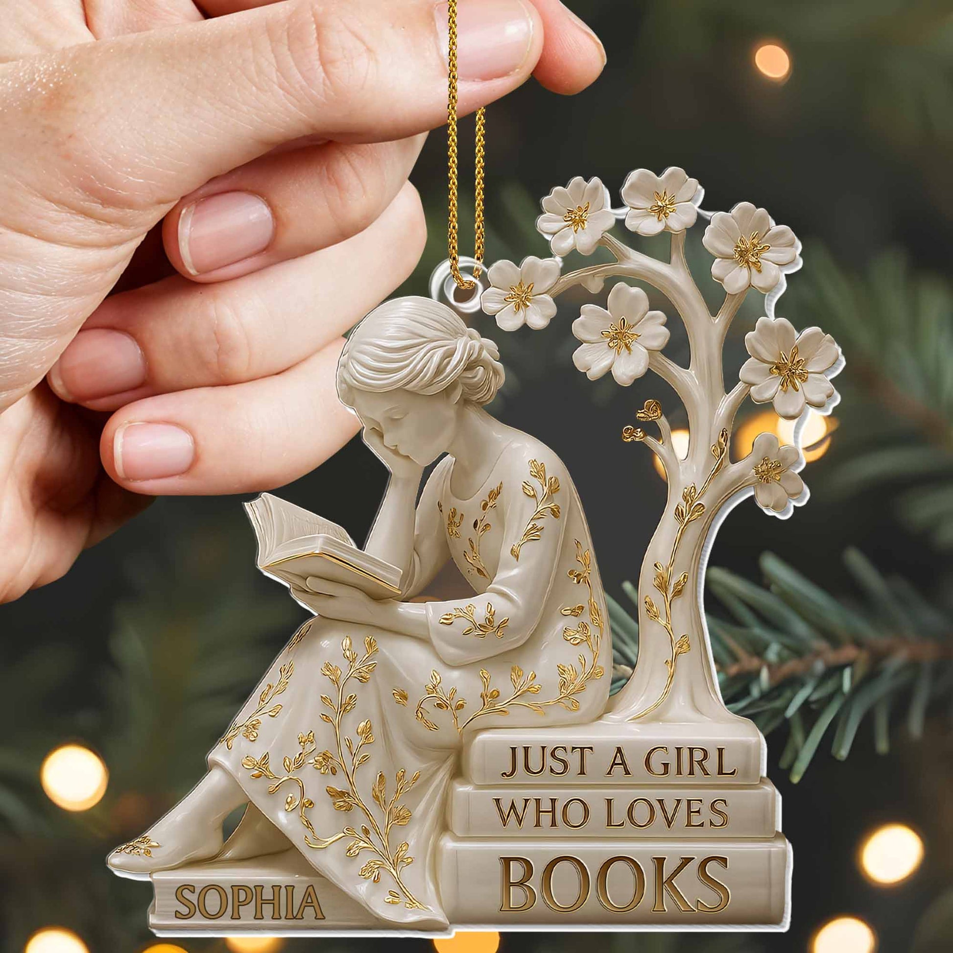 Just A Girl Who Loves Books And Flowers