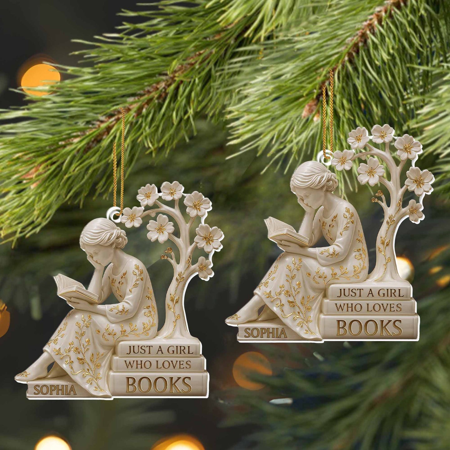 Just A Girl Who Loves Books And Flowers