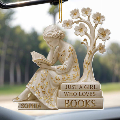 Just A Girl Who Loves Books And Flowers