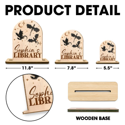 Mystical Bats And Stars Wood Plaque