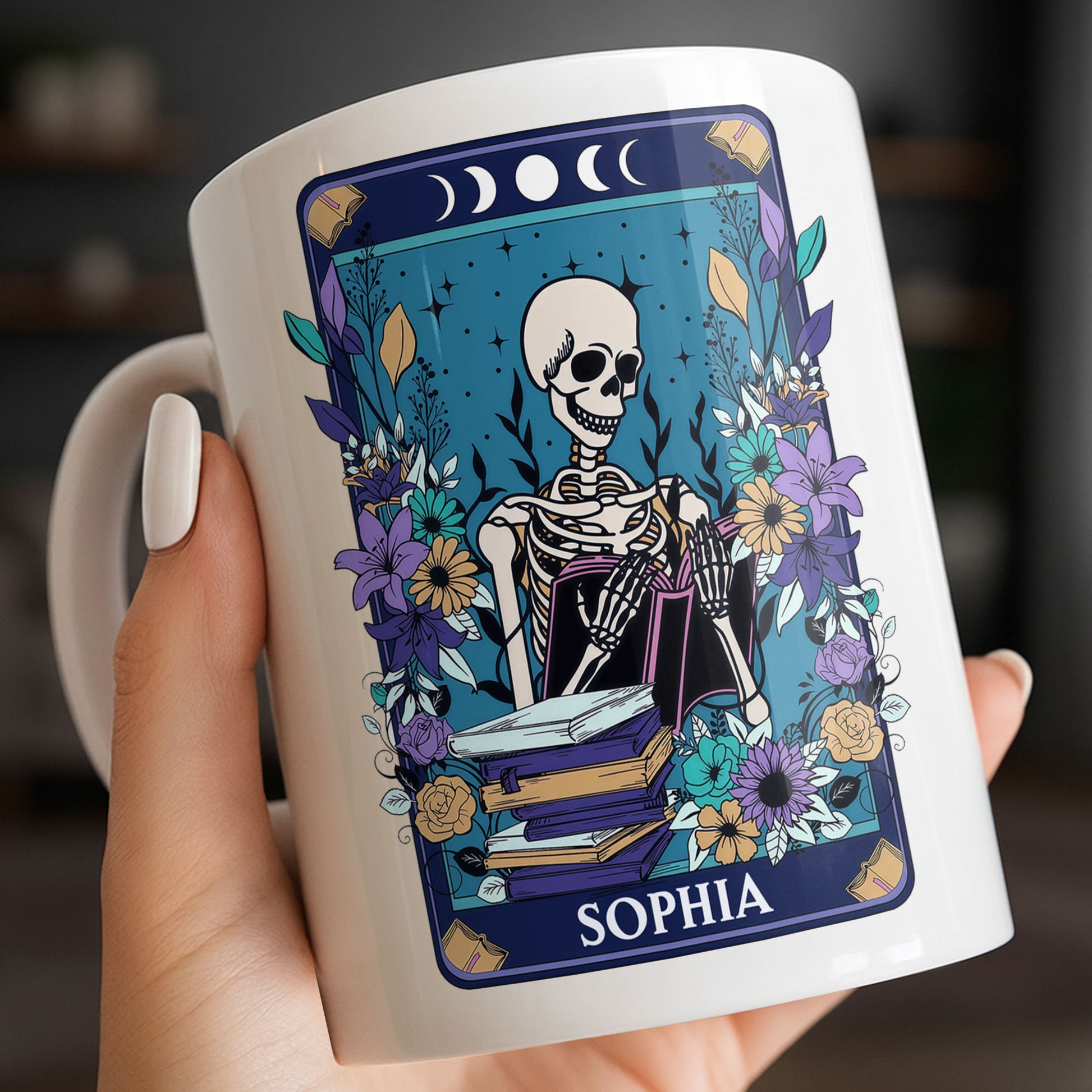 Enjoy Every Moment With Books And Flowers