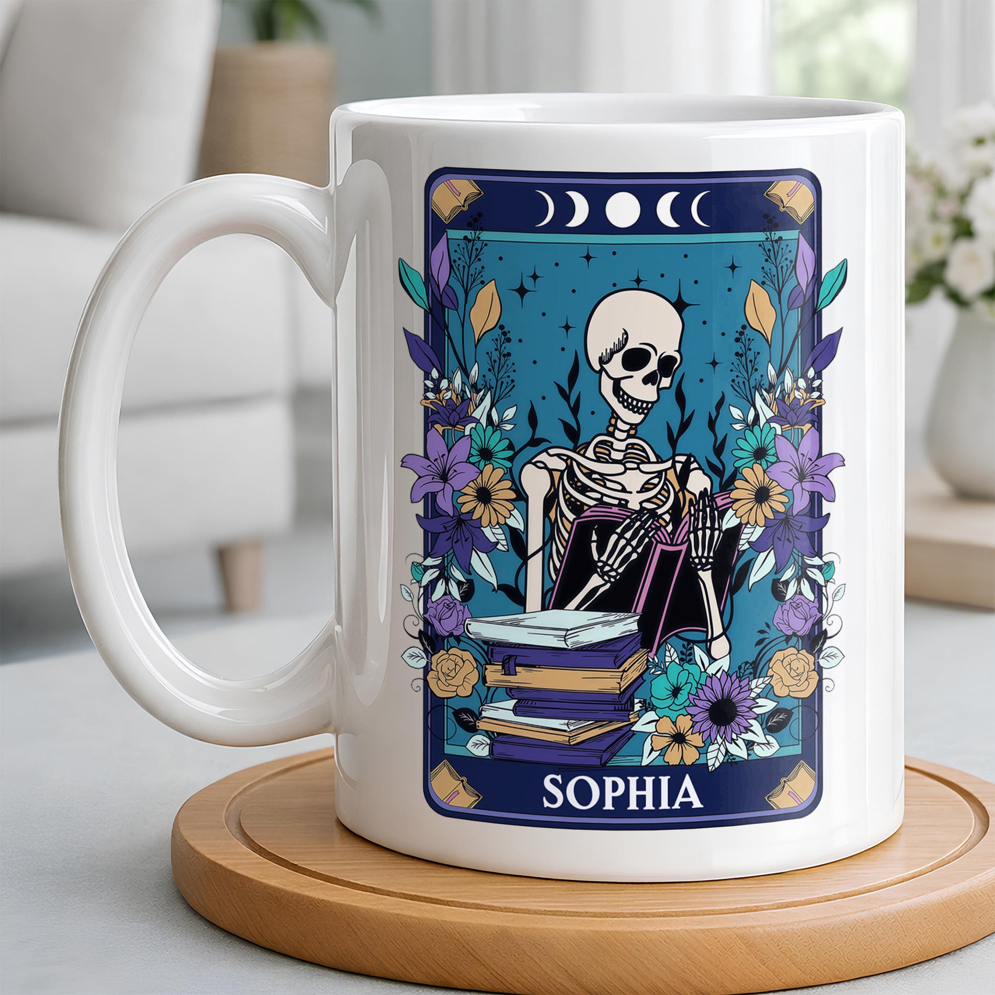 Enjoy Every Moment With Books And Flowers