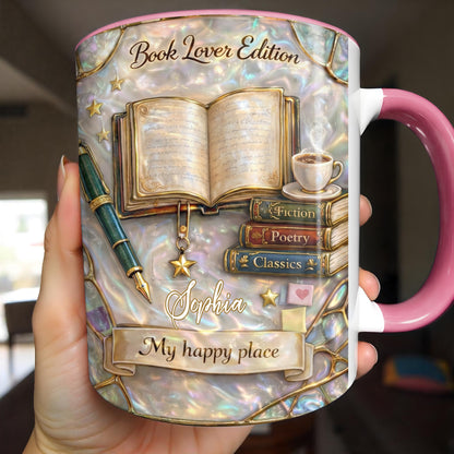 Book Lover Edition, My Happy Place With Books And Coffee