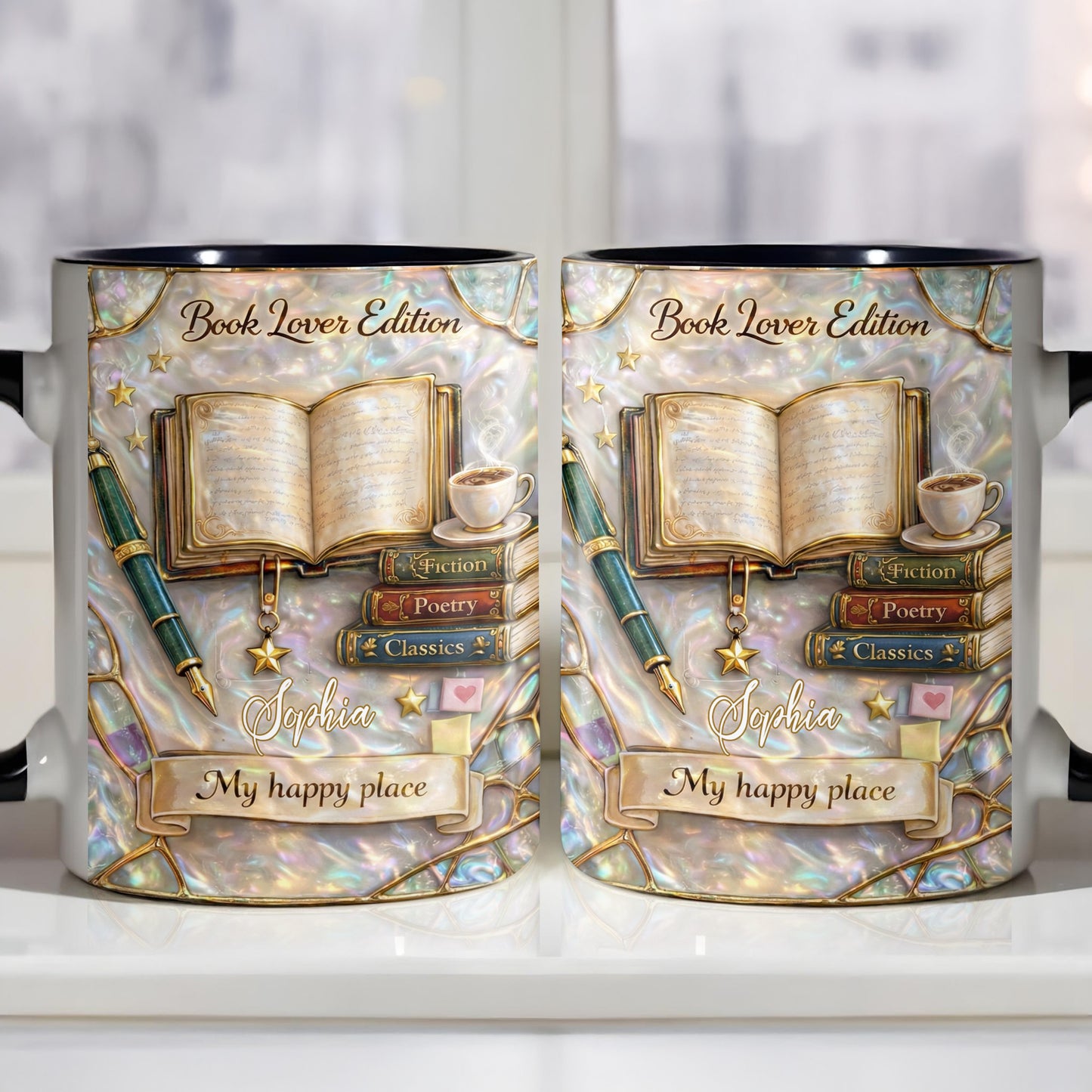 Book Lover Edition, My Happy Place With Books And Coffee