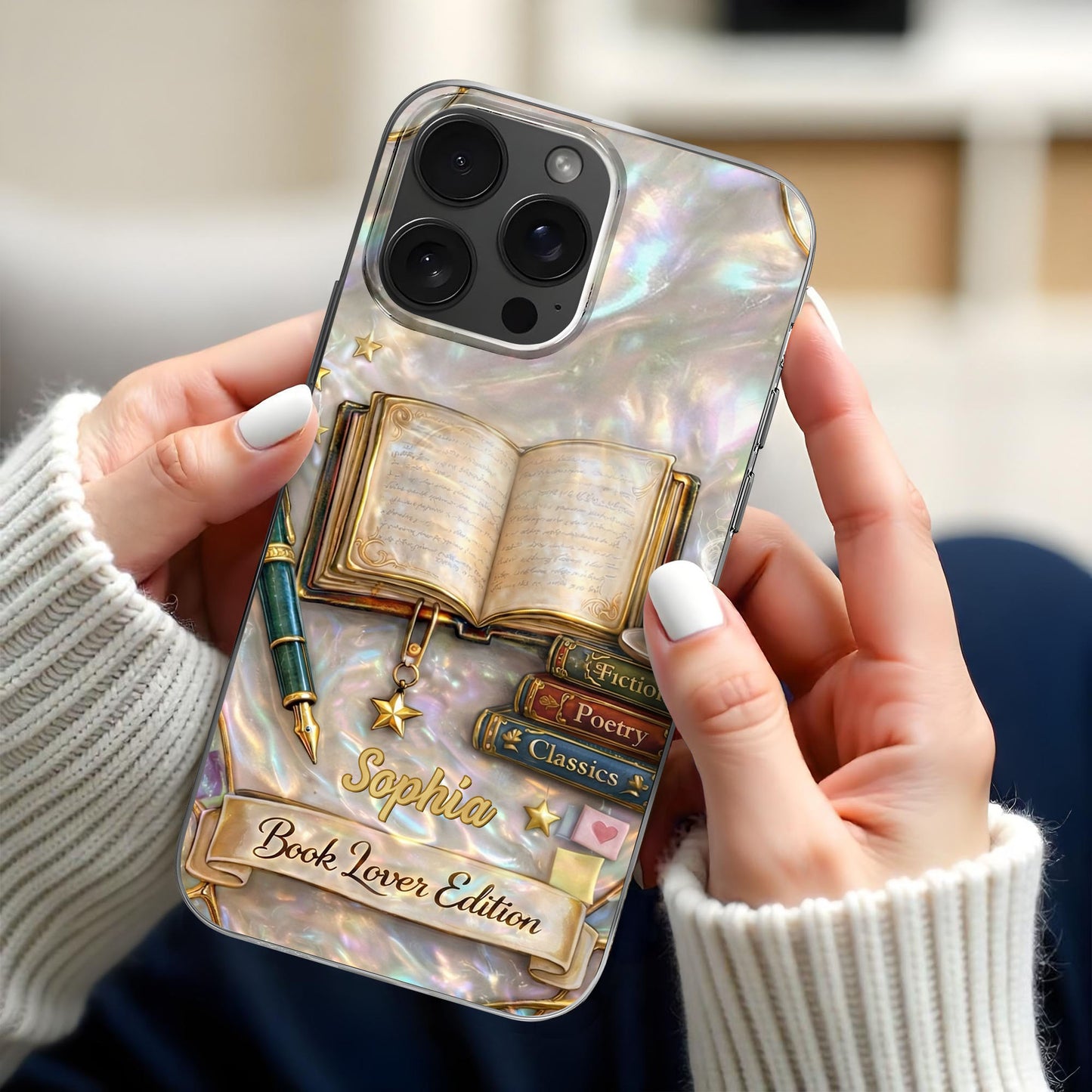 Book Lover Edition With Books, Pen, And Coffee Cup