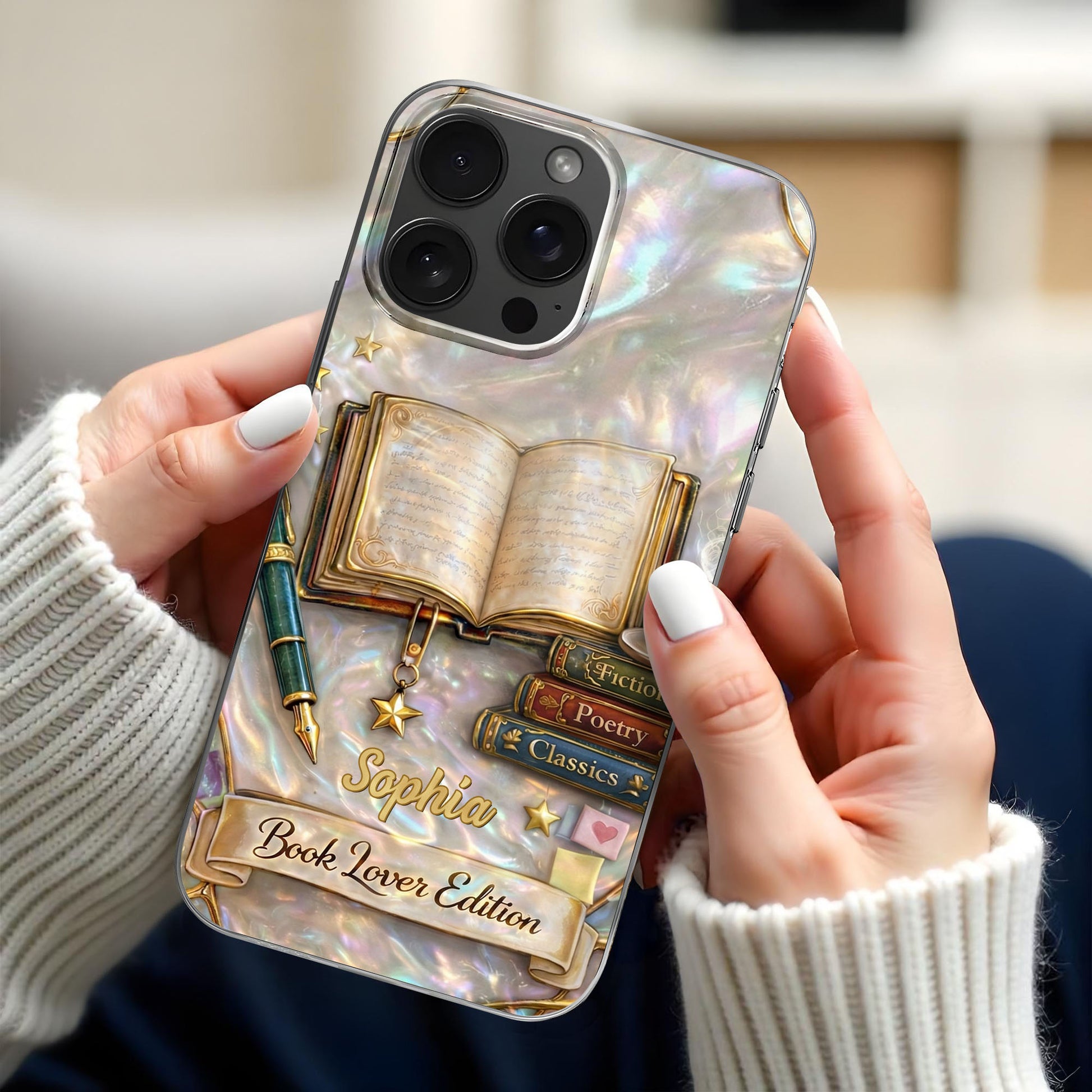 Book Lover Edition With Books, Pen, And Coffee Cup