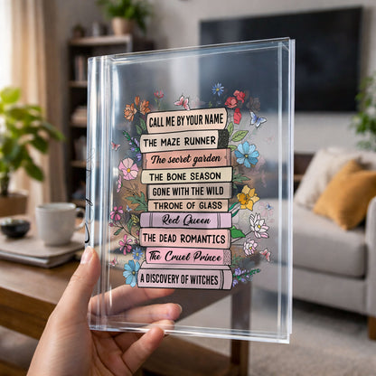 Call Me By Your Name With Books And Flowers