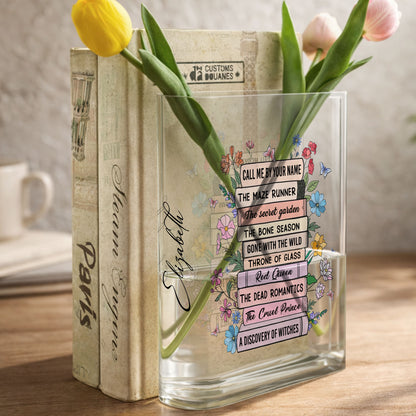 Call Me By Your Name With Books And Flowers