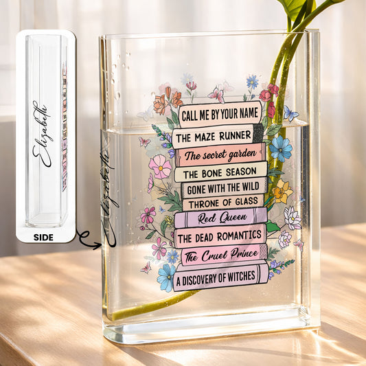 Call Me By Your Name With Books And Flowers