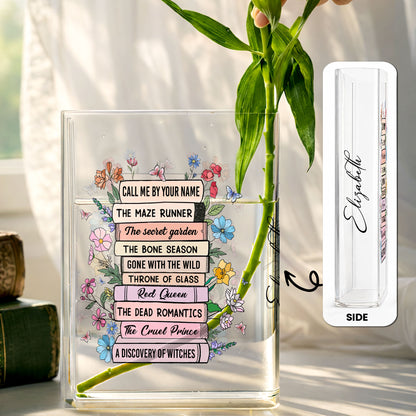 Call Me By Your Name With Books And Flowers