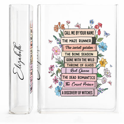 Call Me By Your Name With Books And Flowers