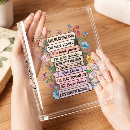 Call Me By Your Name With Books And Flowers