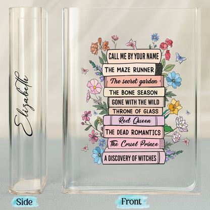 Call Me By Your Name With Books And Flowers