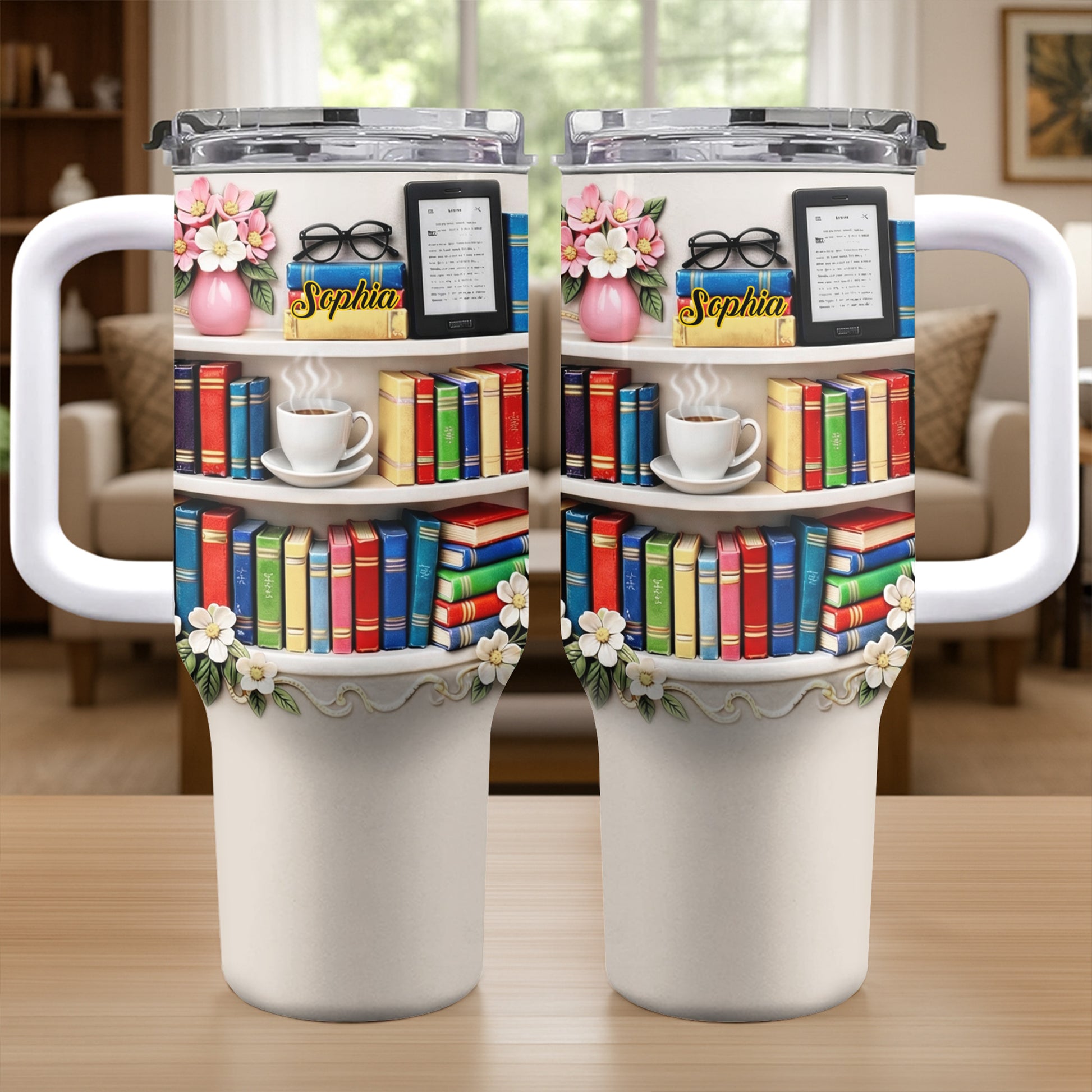 Books, Flowers, A Perfect Day With My Favorite Reads