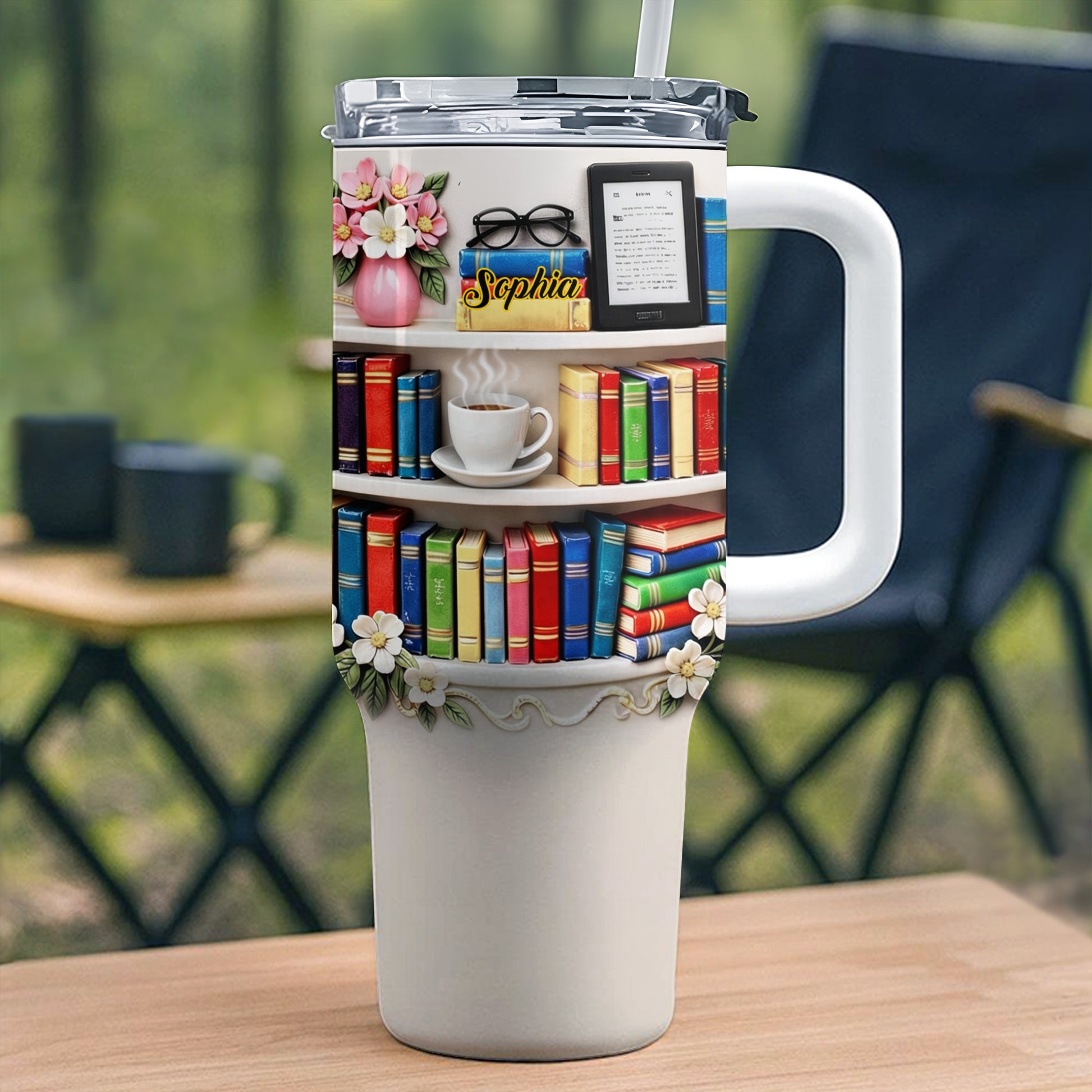 Books, Flowers, A Perfect Day With My Favorite Reads