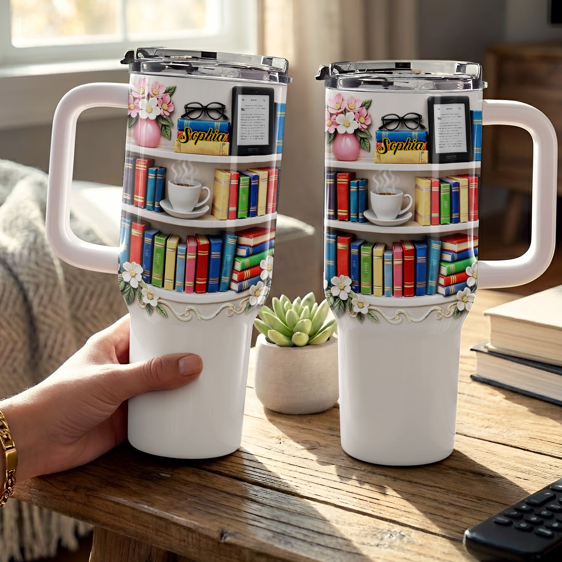 Books, Flowers, A Perfect Day With My Favorite Reads