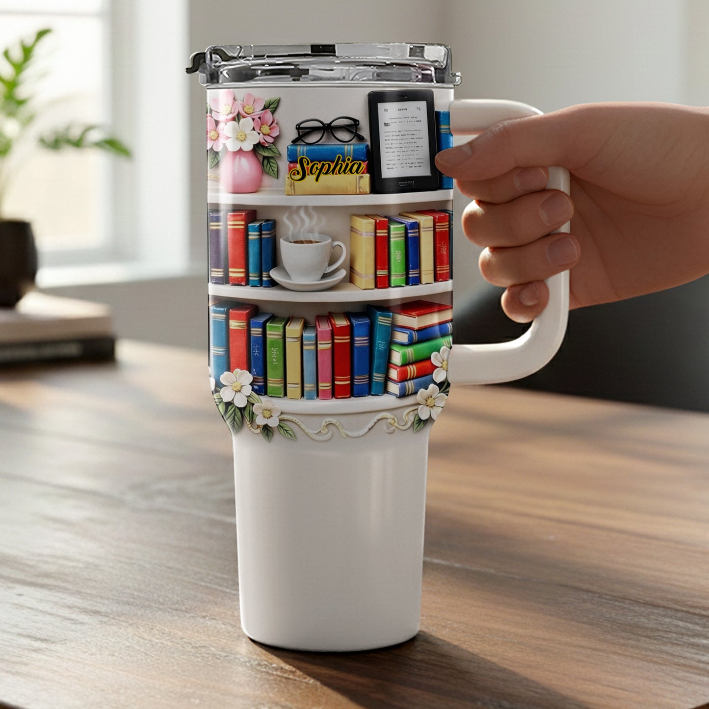 Books, Flowers, A Perfect Day With My Favorite Reads