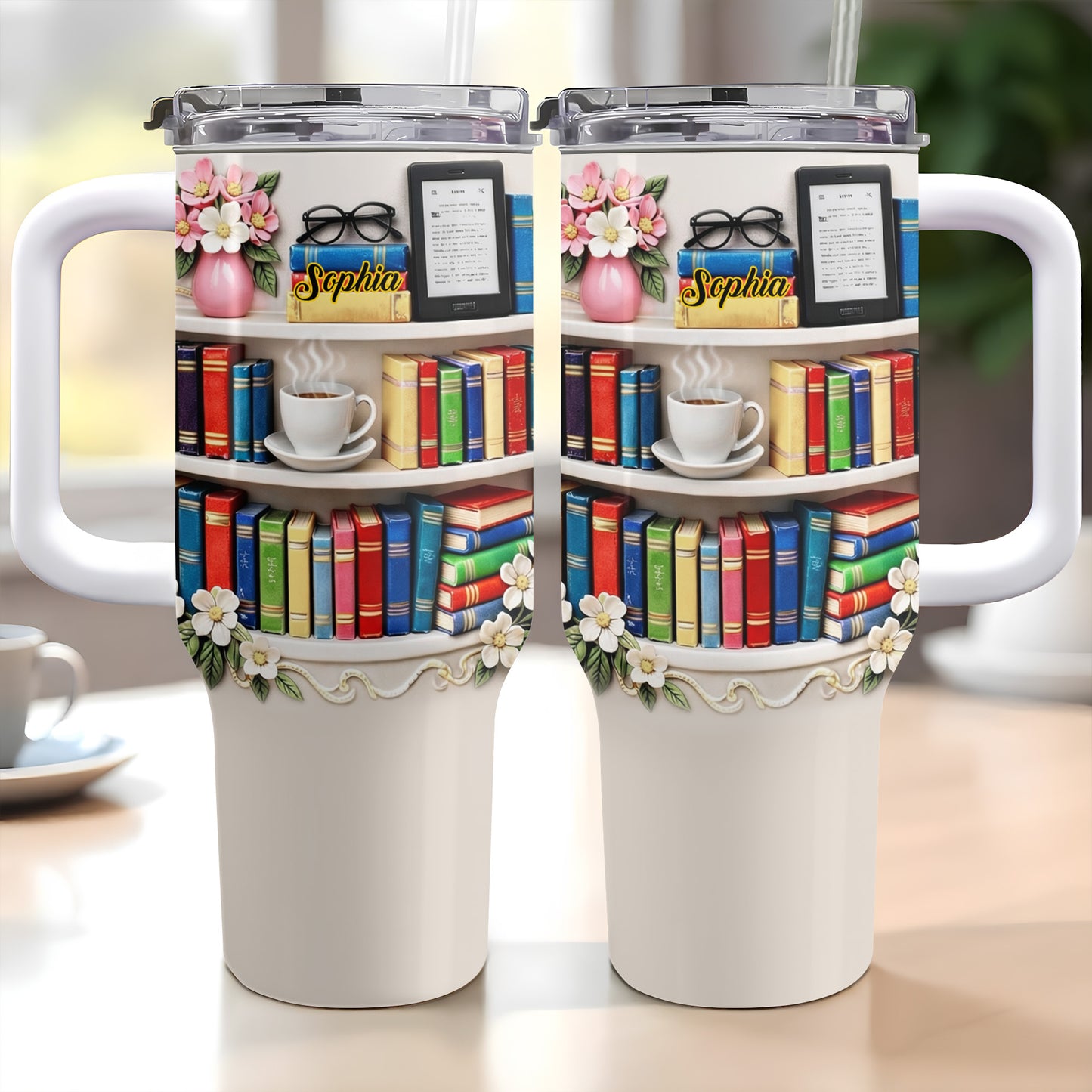 Books, Flowers, A Perfect Day With My Favorite Reads