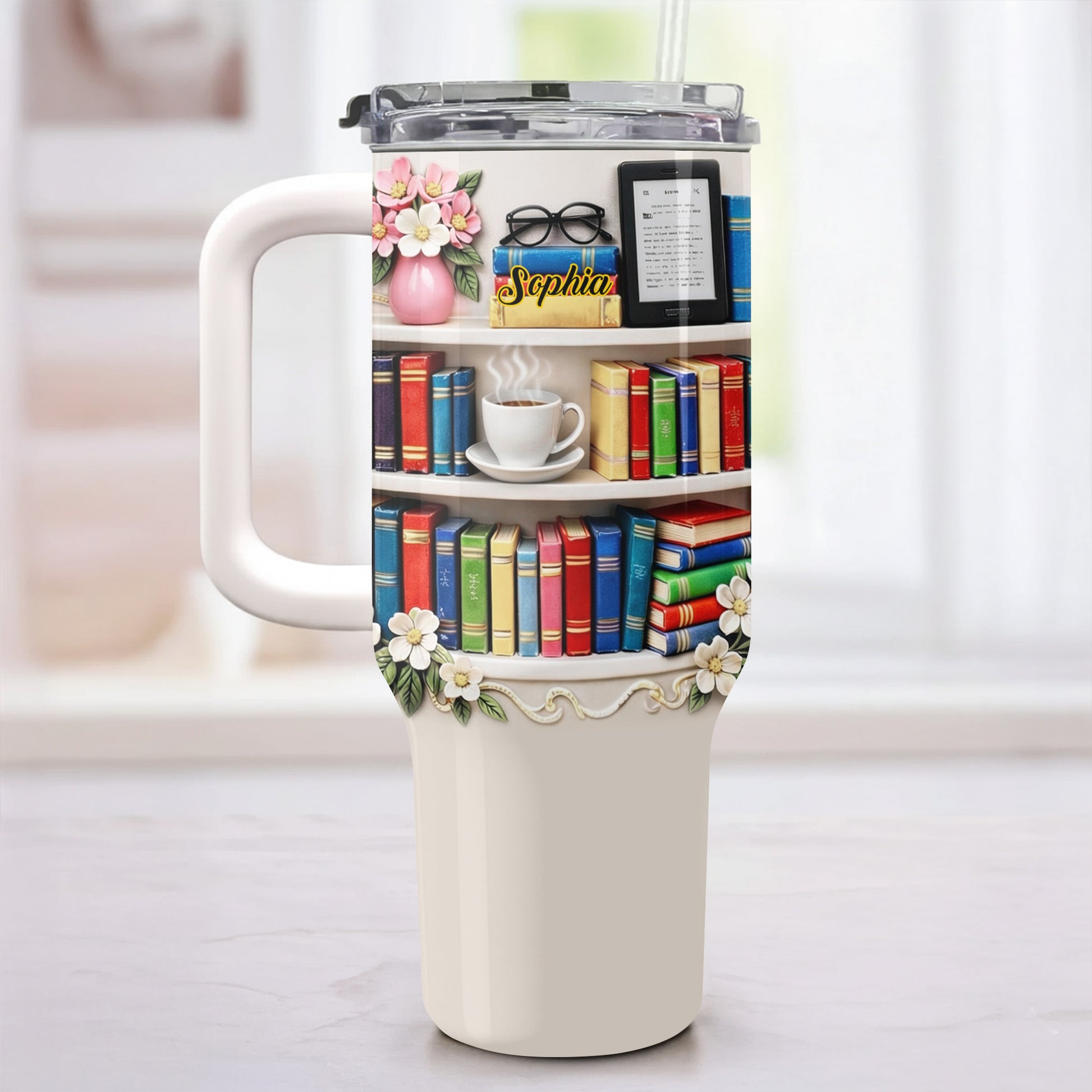 Books, Flowers, A Perfect Day With My Favorite Reads