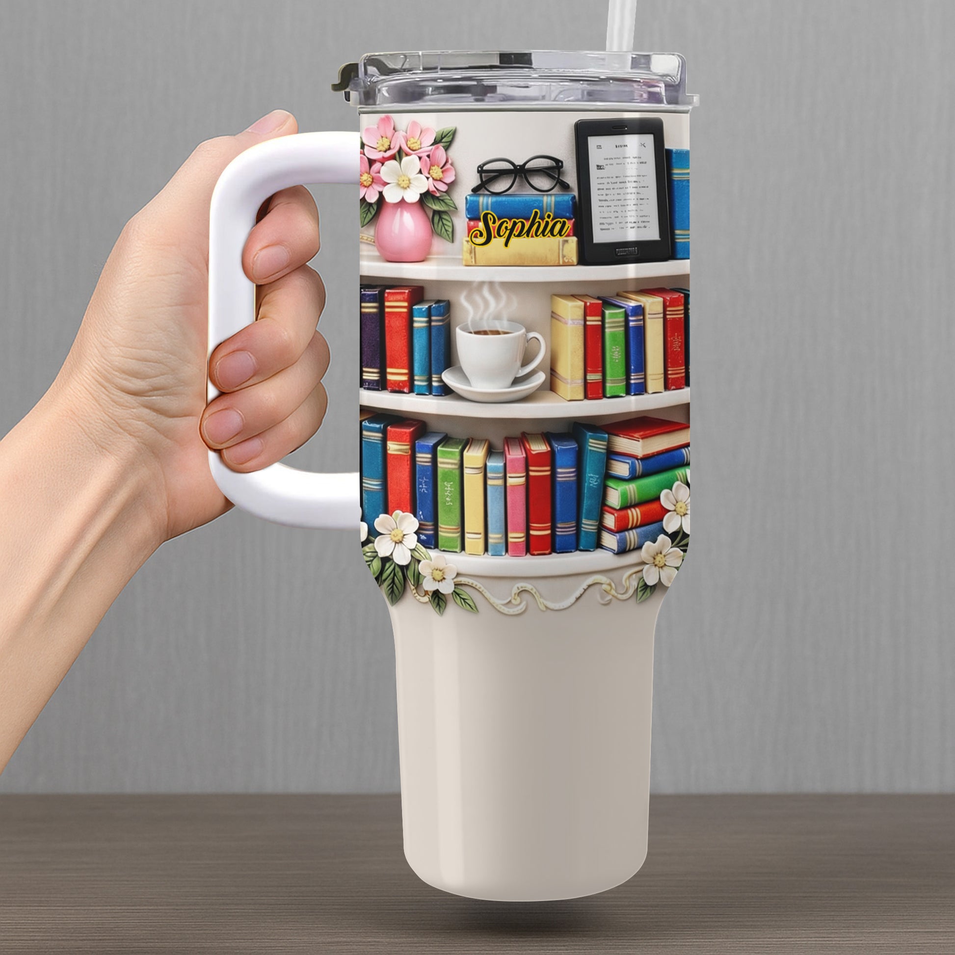 Books, Flowers, A Perfect Day With My Favorite Reads