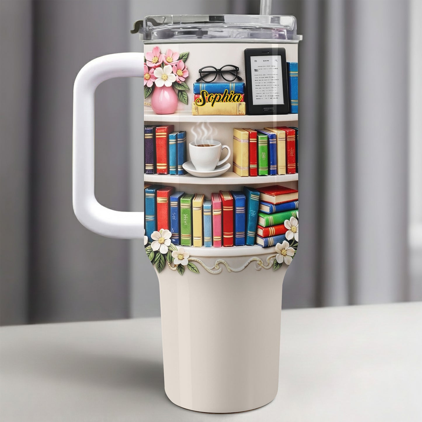 Books, Flowers, A Perfect Day With My Favorite Reads