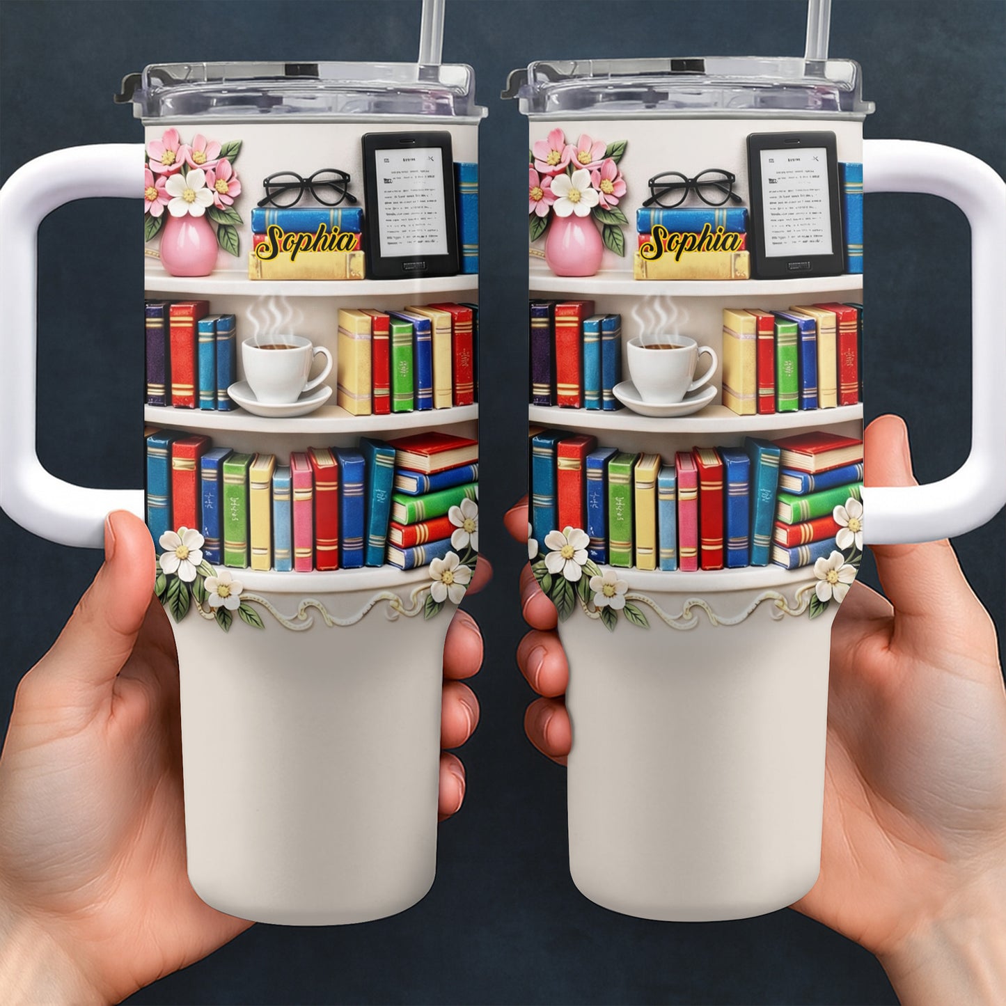 Books, Flowers, A Perfect Day With My Favorite Reads