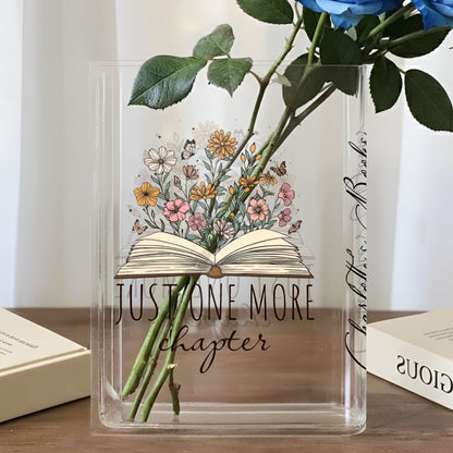Just One More Chapter Book And Flowers