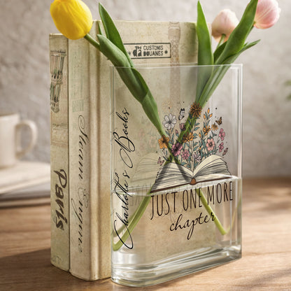 Just One More Chapter Book And Flowers