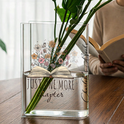 Just One More Chapter Book And Flowers