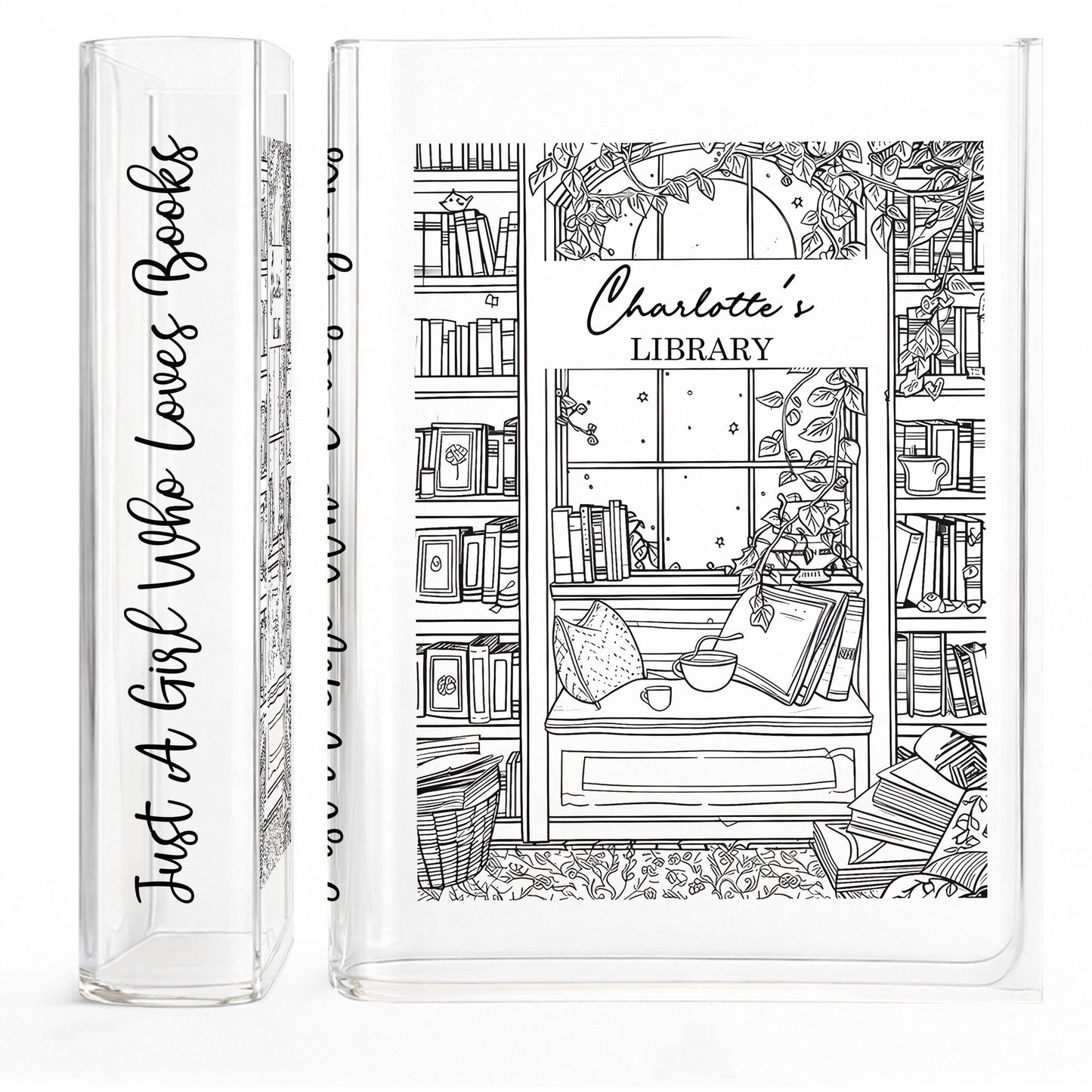 Just a Girl Who Loves Books, Library Theme