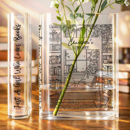 Just a Girl Who Loves Books, Library Theme