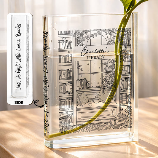 Just a Girl Who Loves Books, Library Theme