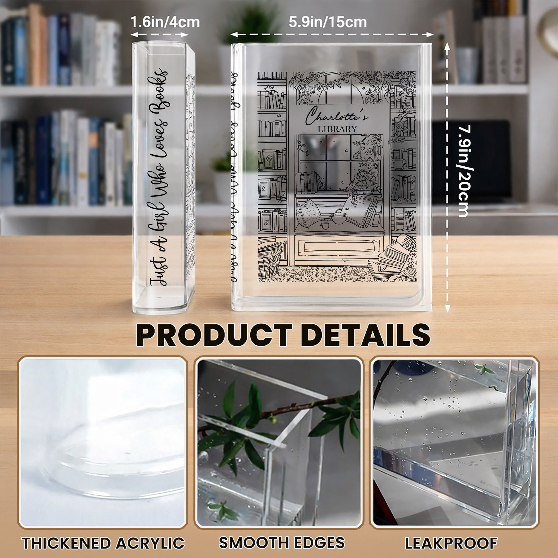 Just a Girl Who Loves Books, Library Theme