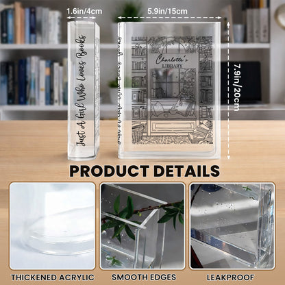 Just a Girl Who Loves Books, Library Theme