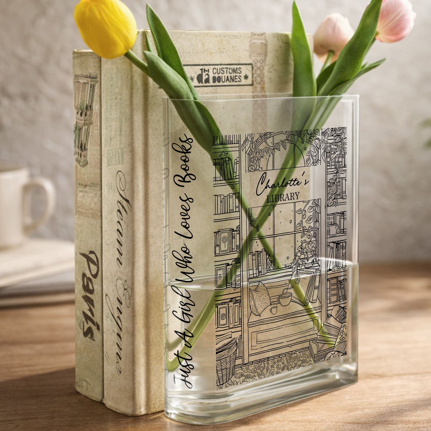 Just a Girl Who Loves Books, Library Theme