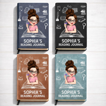 My Reading Journal With Books And Pen