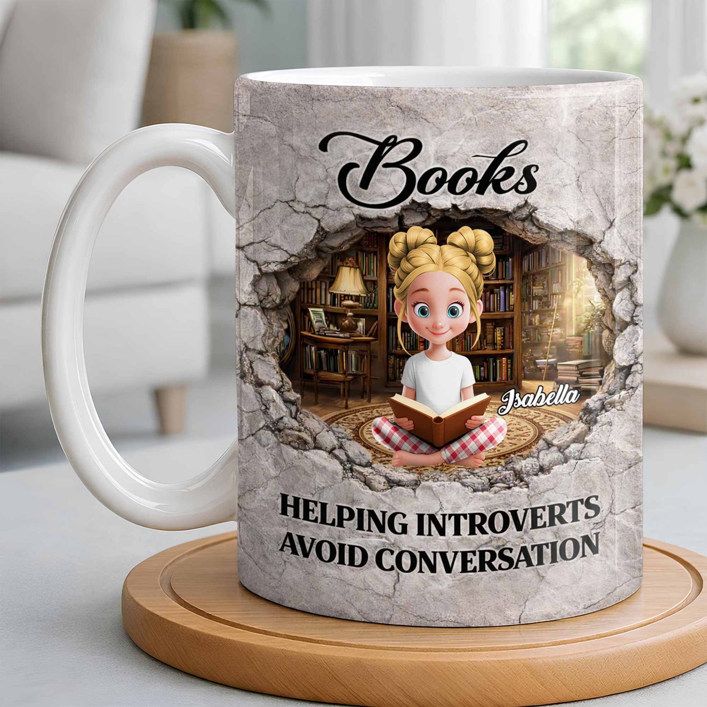 Books Helping Introverts Avoid Conversation Girl Reading In Library