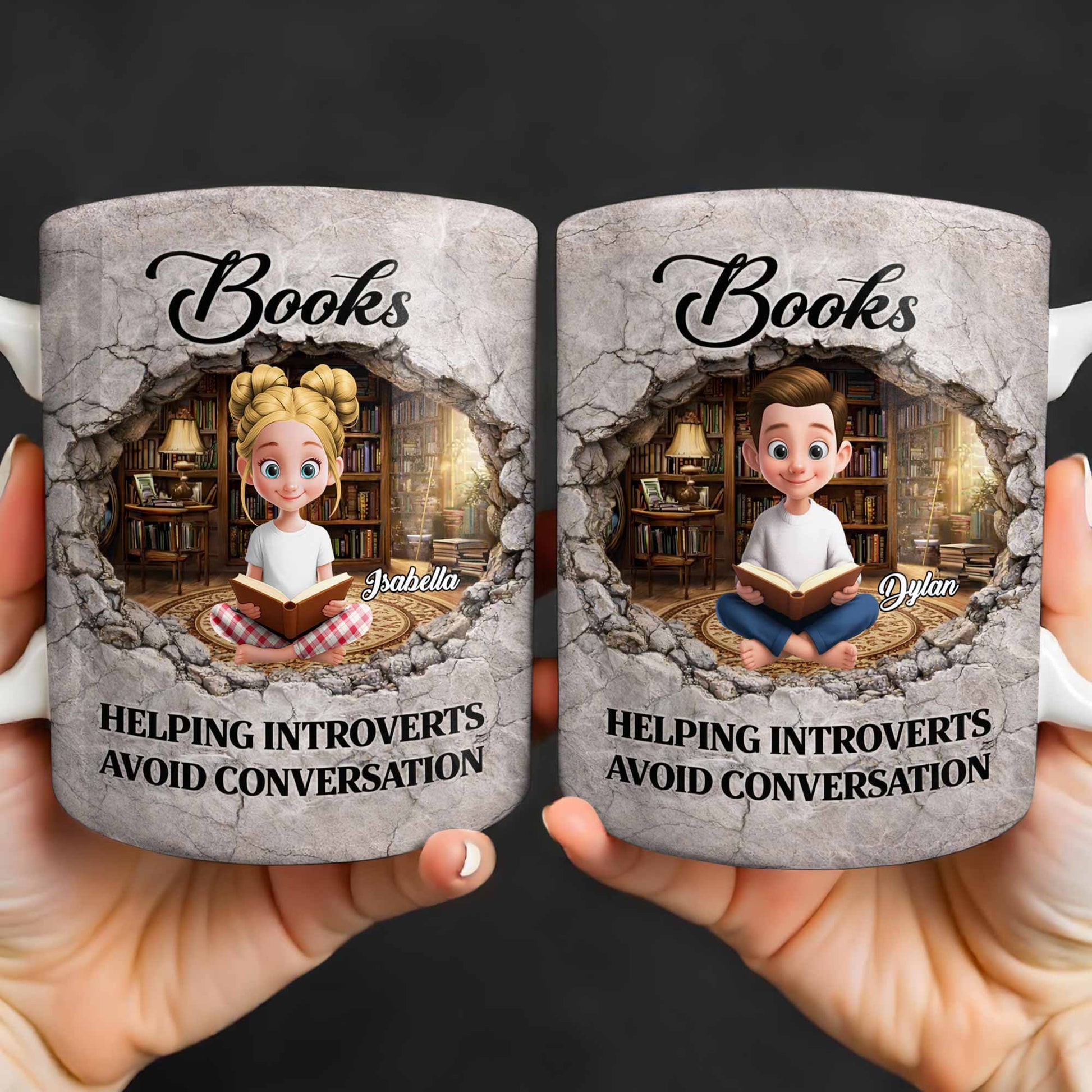 Books Helping Introverts Avoid Conversation Girl Reading In Library