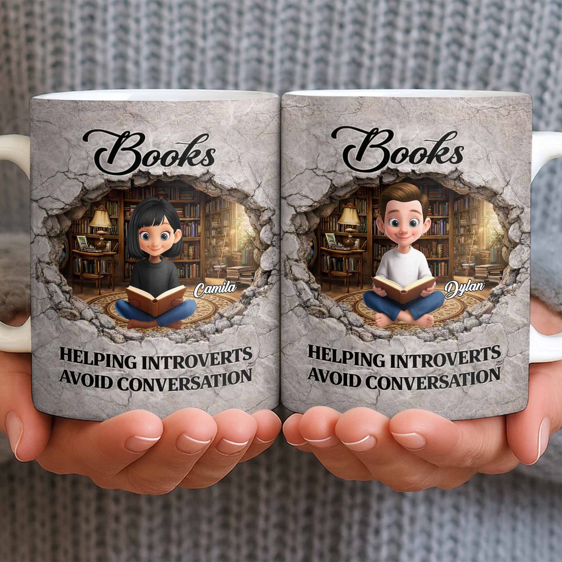 Books Helping Introverts Avoid Conversation Girl Reading In Library