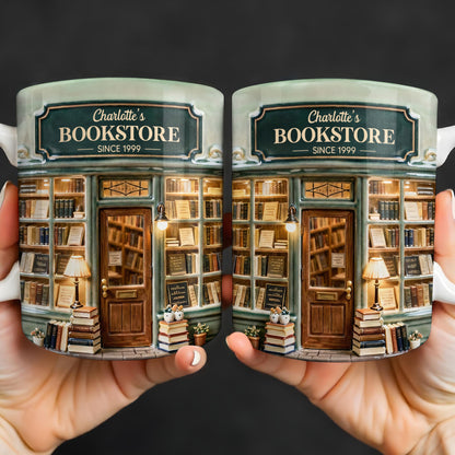 My Bookstore Since, Cozy Bookshelf Design